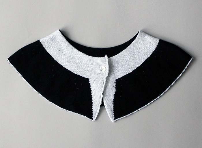 % COLLAR RIBBON Black 70% White 30%