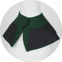 % COLLAR RIBBON Gray 70% Green 30%